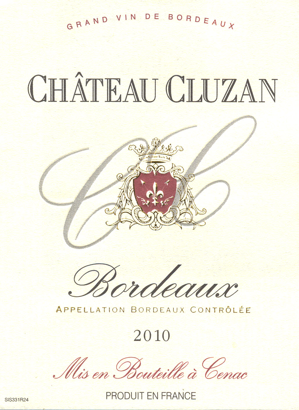 Château Cluzan AOC Bordeaux Tinto sm