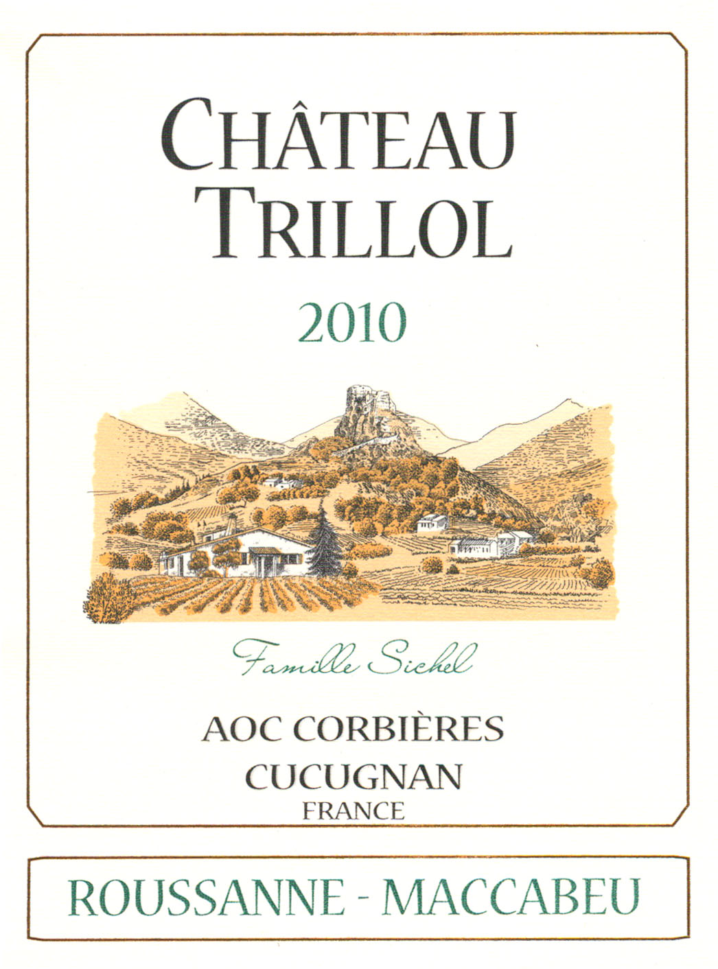 Château Trillol AOC Corbières Branco sm