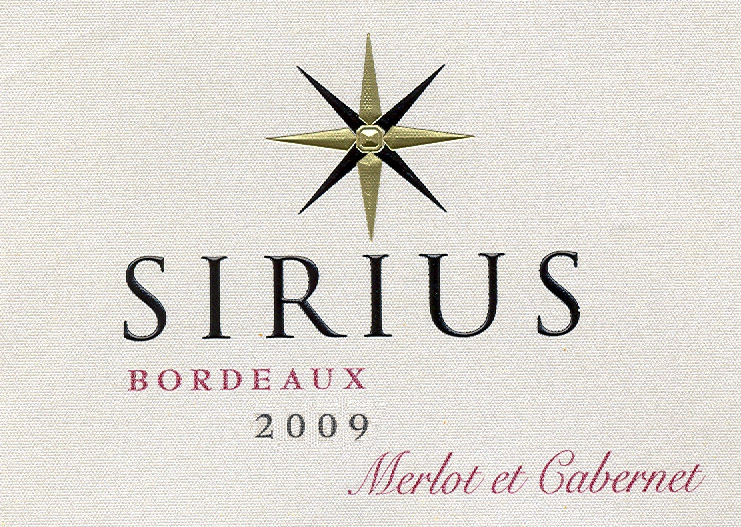 Sirius AOC Bordeaux Tinto sm