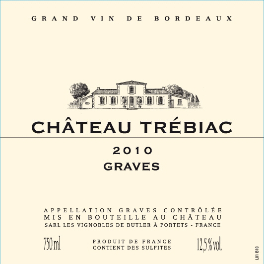 Château Trébiac AOC Graves Branco sm