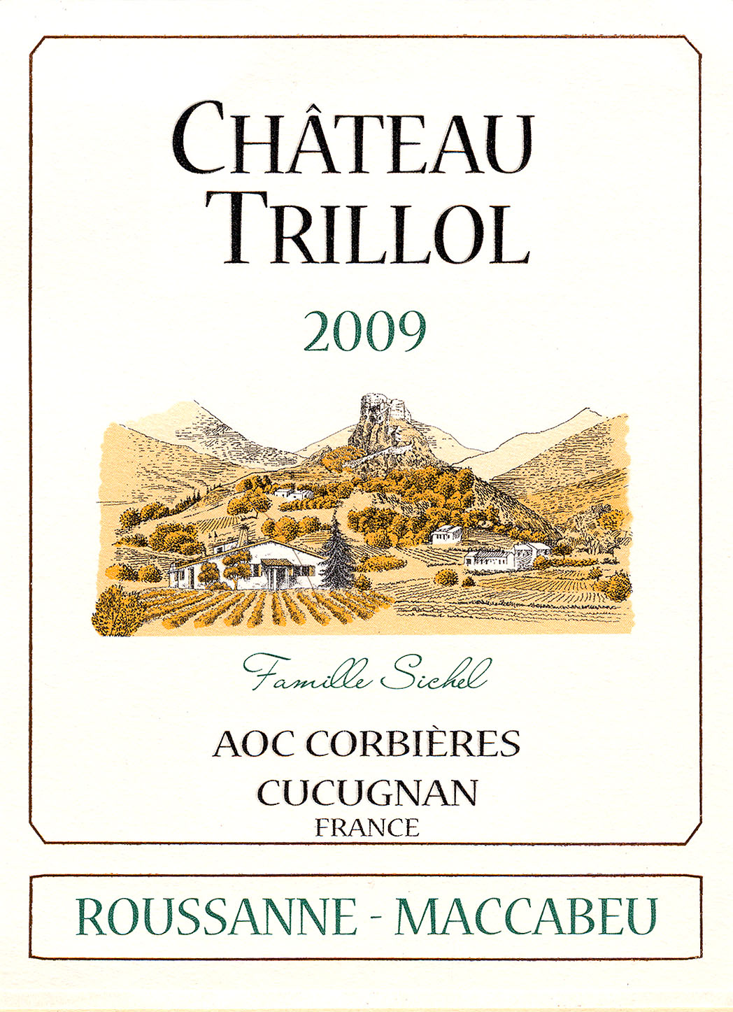 Château Trillol AOC Corbières Blanco sm