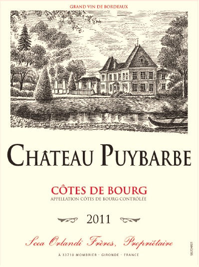 샤토 퓌이바르브 Château Puybarbe AOC 코트 드 부르Côtes de Bourg 레드 Red 2011