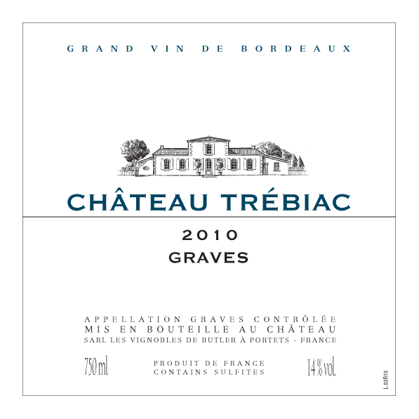 Château Trébiac シャトー・トレビアック AOC グラーヴ 赤ワイン Red 2010