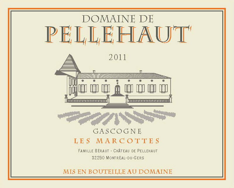 Domaine de Pellehaut Les Marcottes（伯乐奥酒庄马尔考特）  加斯科涅地区餐酒（IGP Cotes de Gascogne） 红葡萄酒 2011