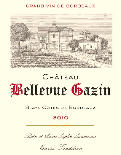 샤토 벨뷔 가쟁 Château Bellevue Gazin AOC 블라이- 코트 드 보르도 Blaye - Côtes de Bordeaux  레드 Red 2010