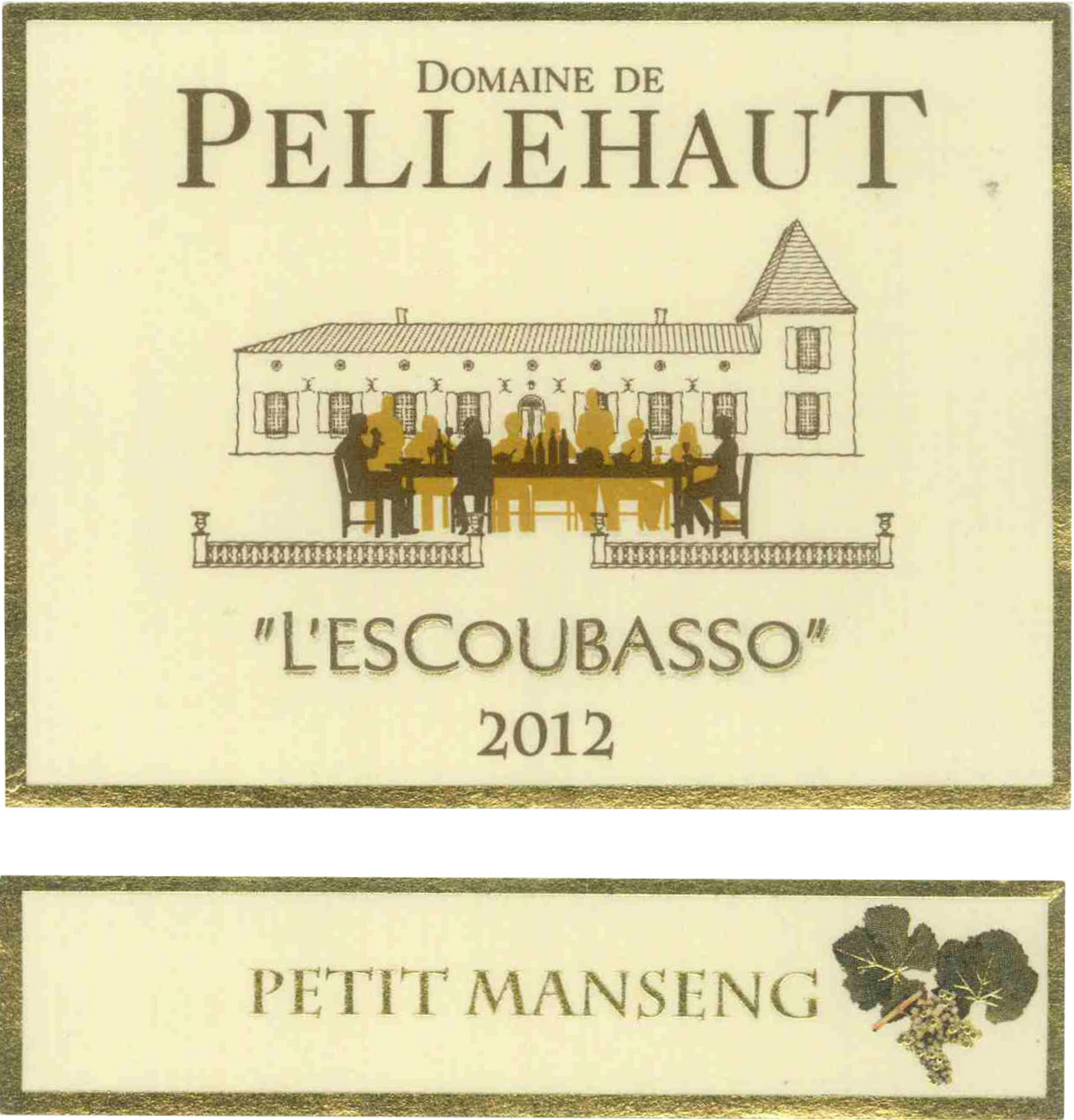 도멘 드 펠로 레스쿠바소 Domaine de Pellehaut L'Escoubasso IGP 코트 드 가스코뉴 Côtes de Gascogne 스위트 화이트 Sweet white 2012