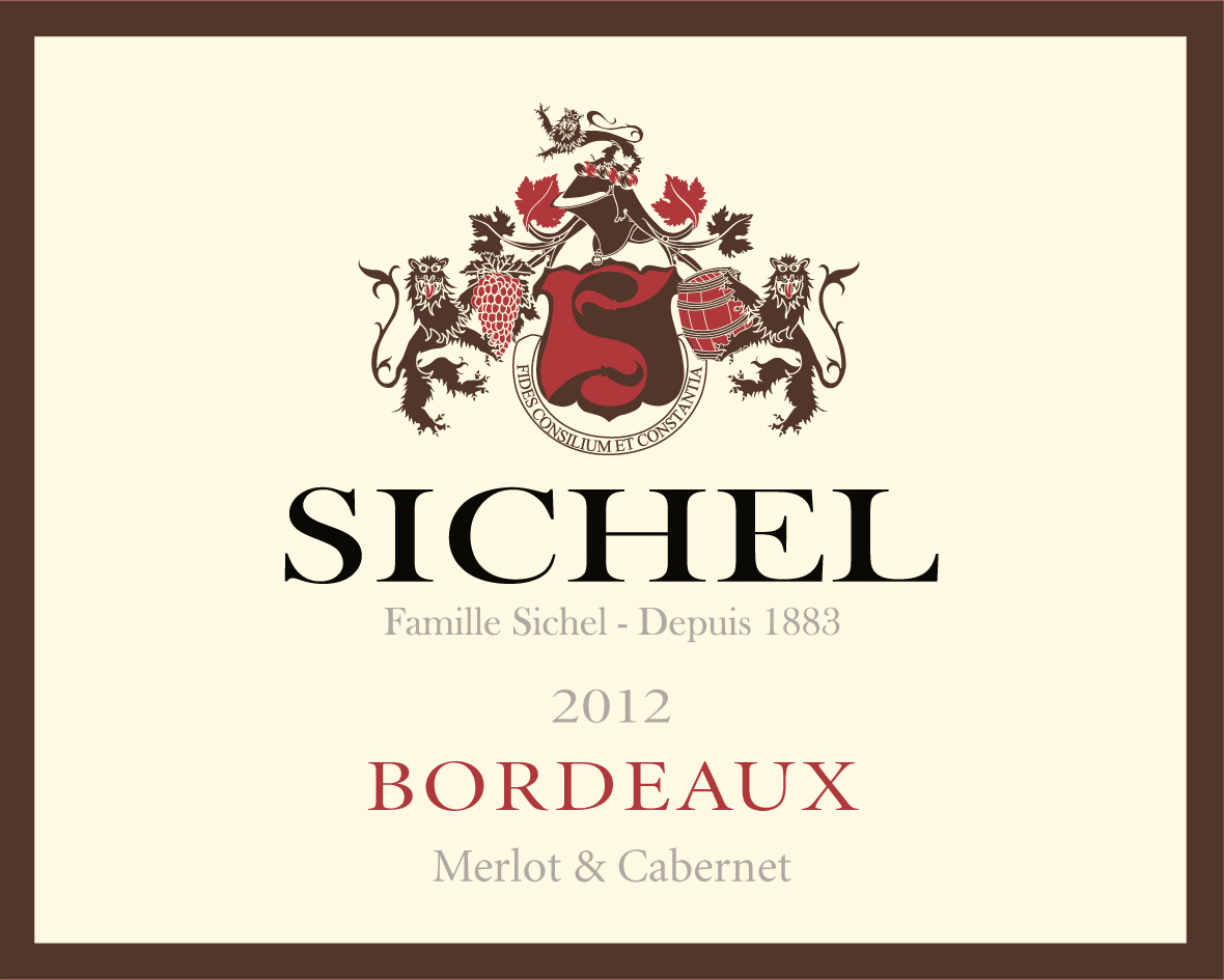 Bordeaux Sichel ボルドー・シシェル AOC ボルドー 赤ワイン Red 2012