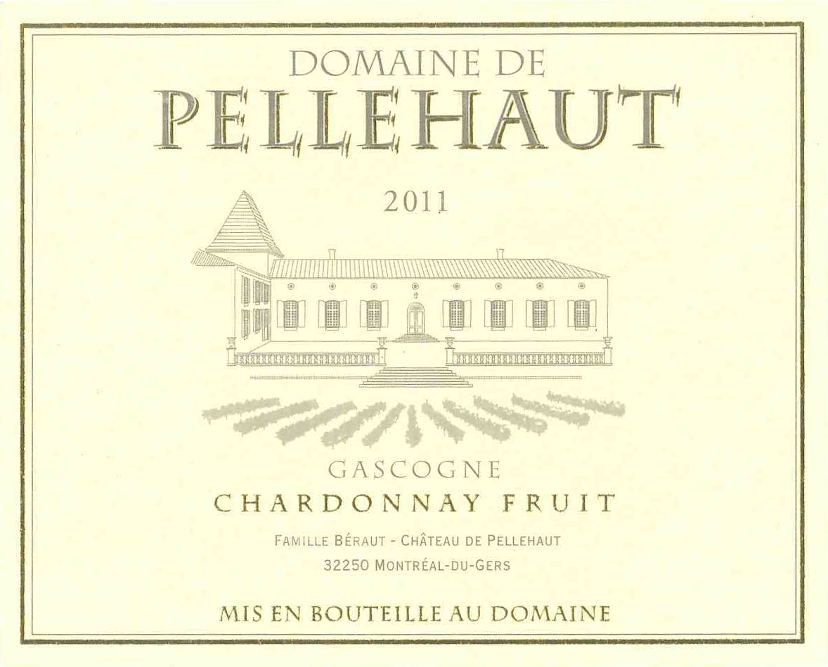 도멘 드 펠로 샤르도네 후르츠 Domaine de Pellehaut Chardonnay Fruit IGP 코트 드 가스코뉴 Côtes de Gascogne 화이트 White 2011