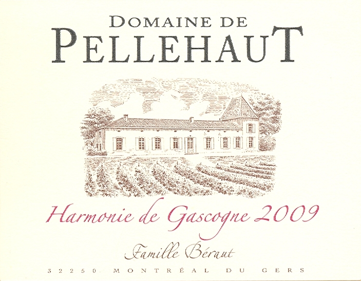 도멘 드 펠로 드 하모니 드 가스꼬뉴Domaine de Pellehaut Harmonie de Gascogne IGP 코트 드 가스코뉴 Côtes de Gascogne 레드 Red 2009