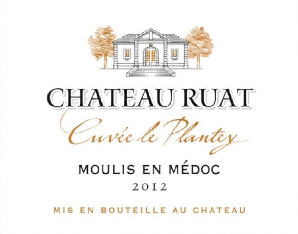 Château Ruat - Cuvée Le Plantey AOC Moulis en Médoc Rouge 2012