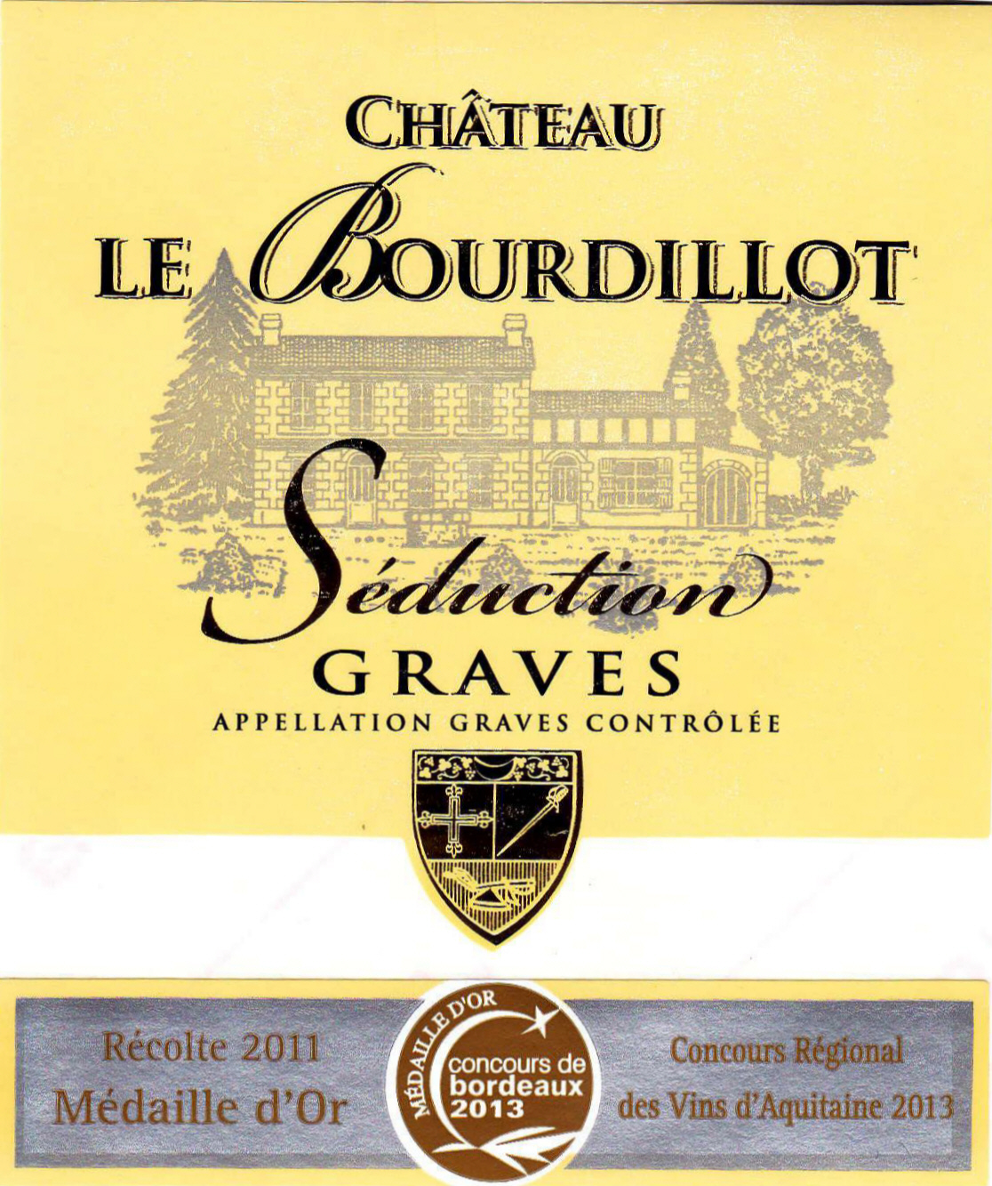 Château Le Bourdillot - Cuvée Séduction AOC Graves Red 2011