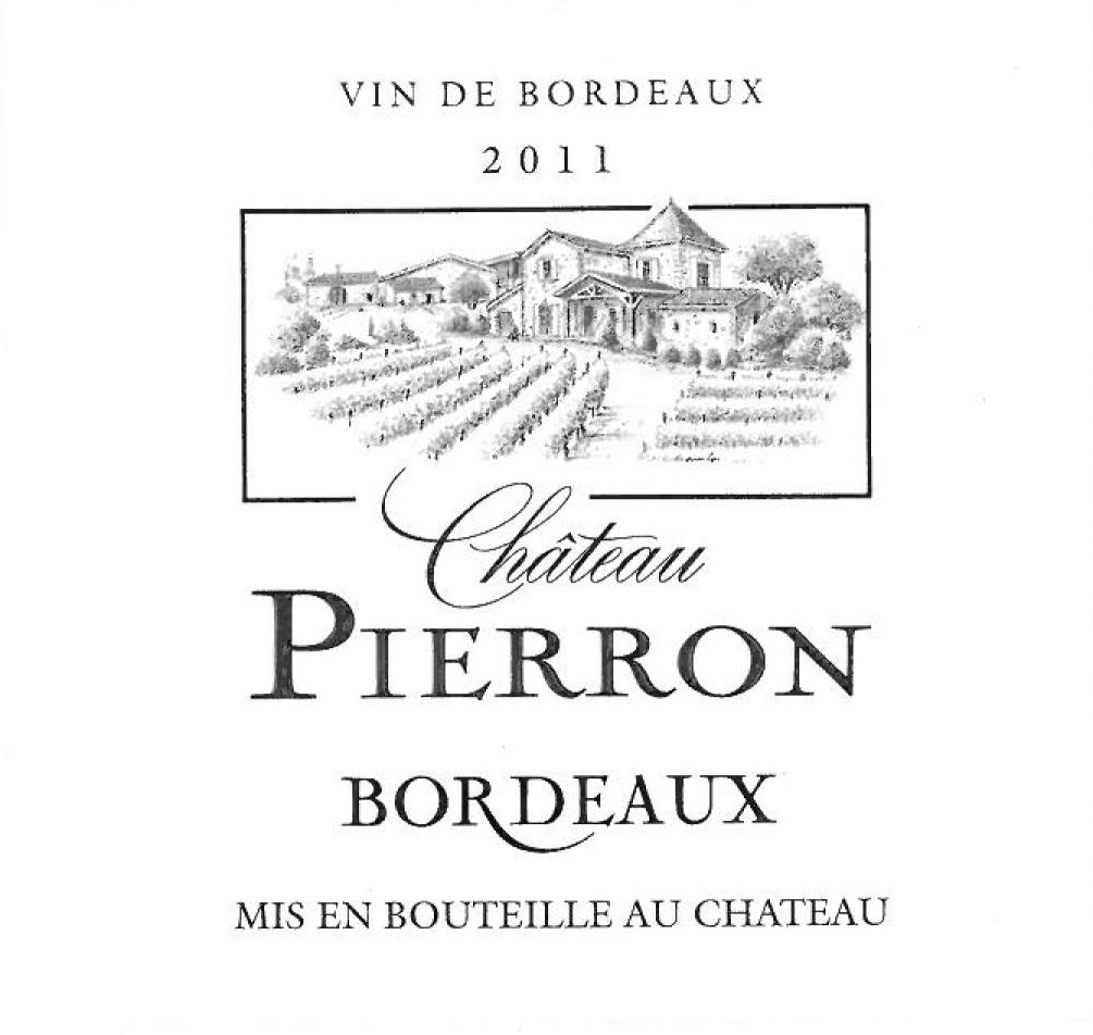 Château Pierron AOC Bordeaux Red 2011