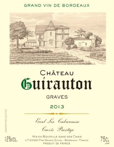Château Guirauton - Cuvée Prestige AOC Graves White 2013