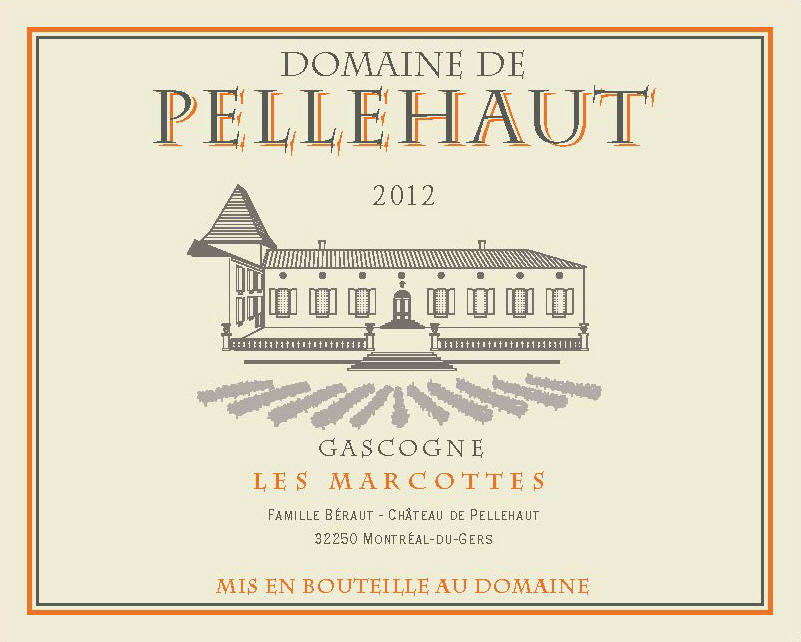Domaine de Pellehaut Les Marcottes ドメーヌ・ド・ペルオー・レ・マルコット IGP コート・ド・ガスコーニュ 赤ワイン Red 2012