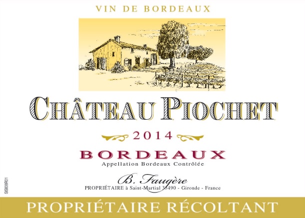 Château Piochet（皮尔谢酒庄） AOC 波尔多（Bordeaux） 红葡萄酒 2014