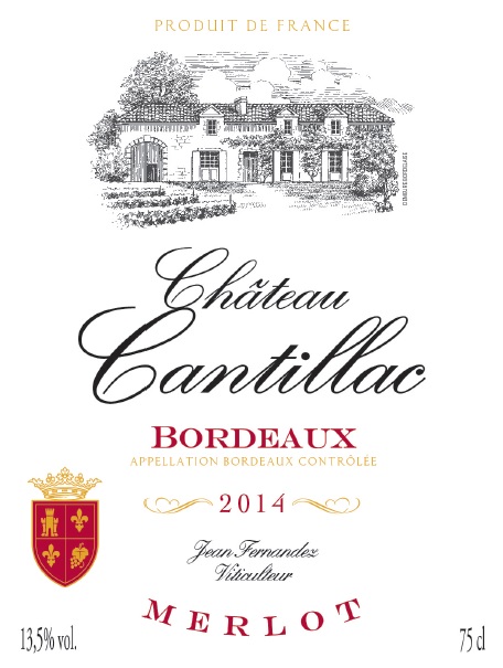 Château Cantillac - Cuvée Prestige（康帝雅克酒庄-精选） AOC 波尔多（Bordeaux) 红葡萄酒-Red 2014