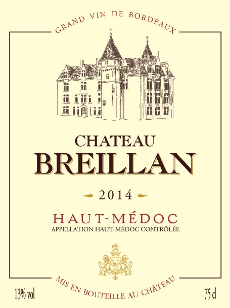 Château Breillan AOC Haut-Médoc Rouge 2014