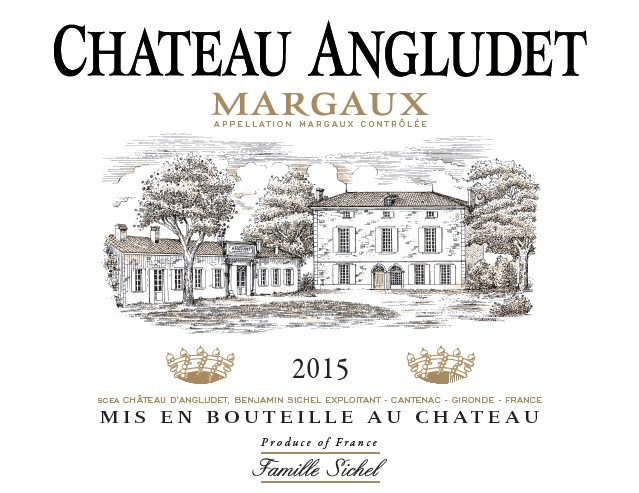 Château Angludet AOC Margaux Red 2015