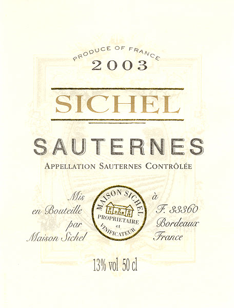 Sauternes AOC Sauternes Licoroso sm