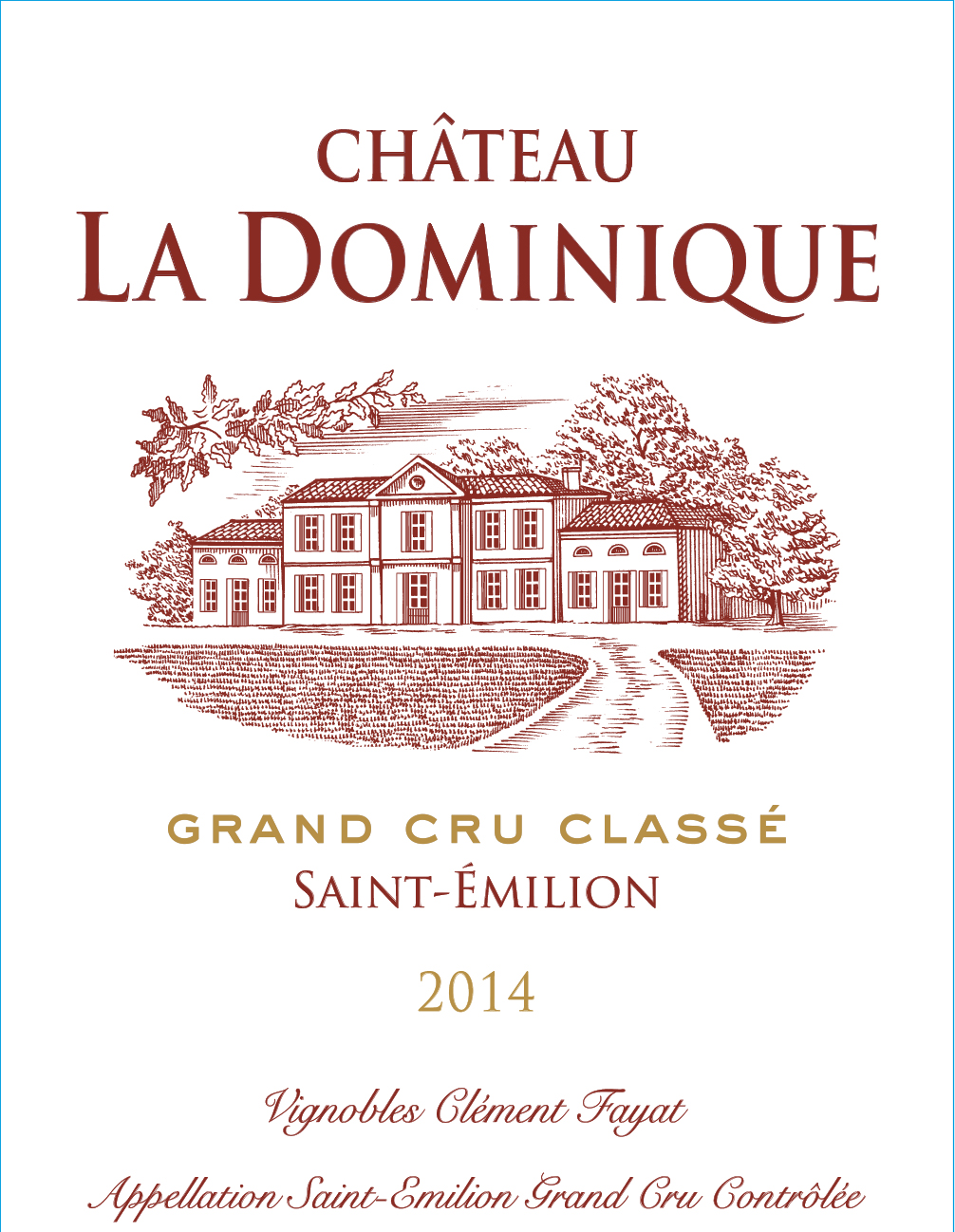 Château La Dominique AOC Saint-Emilion Grand Cru Red 2014
