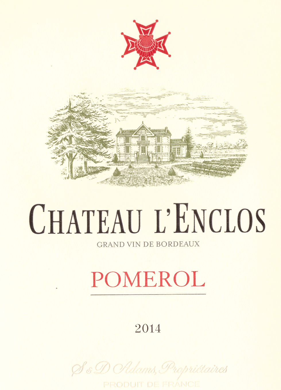 Château Enclos (L') AOC Pomerol Rouge 2014