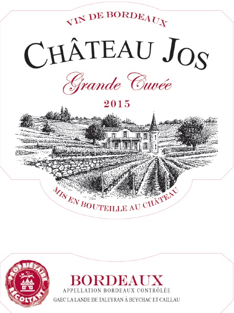 Château Jos - Grande Cuvée AOC Bordeaux Red 2015