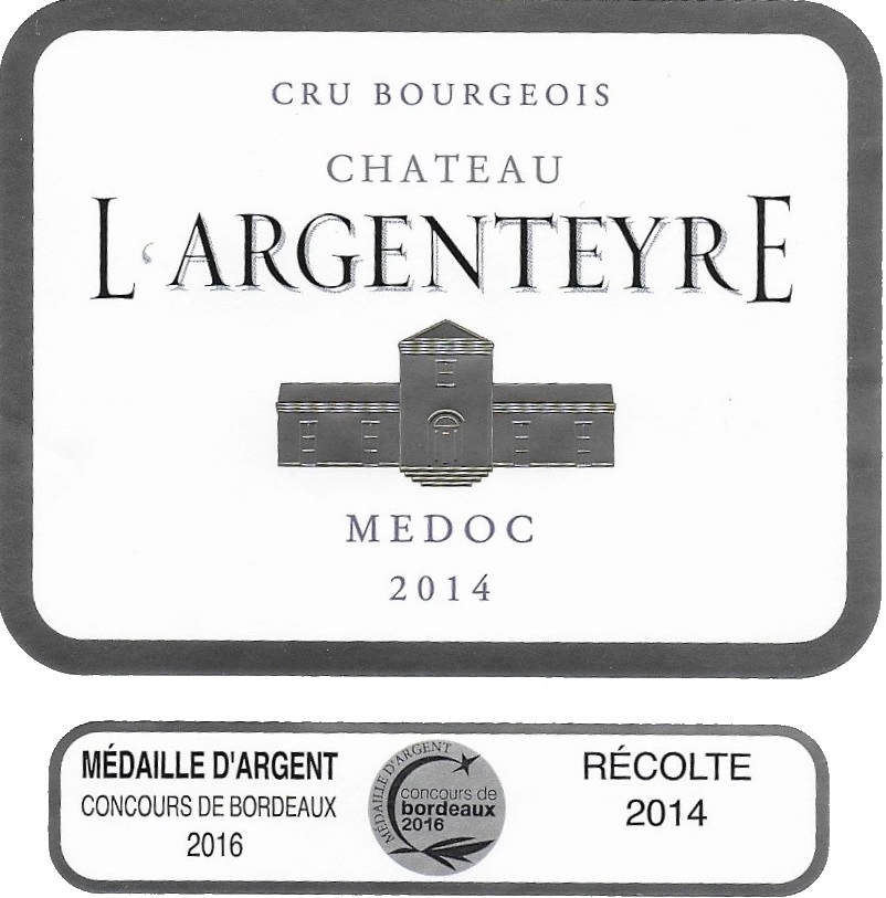 Château Argenteyre (l') AOC Médoc Red 2014