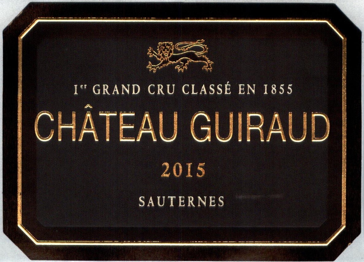 Château Guiraud AOC Sauternes Blanc Liquoreux 2015
