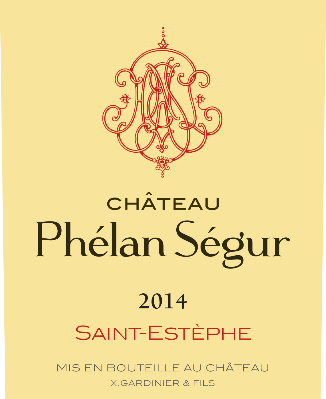 Château Phélan Ségur AOC Saint-Estèphe Rouge 2014