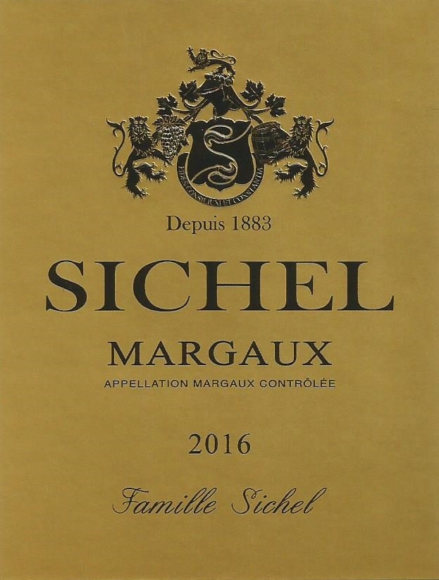 Margaux Sichel AOC Margaux Red 2016