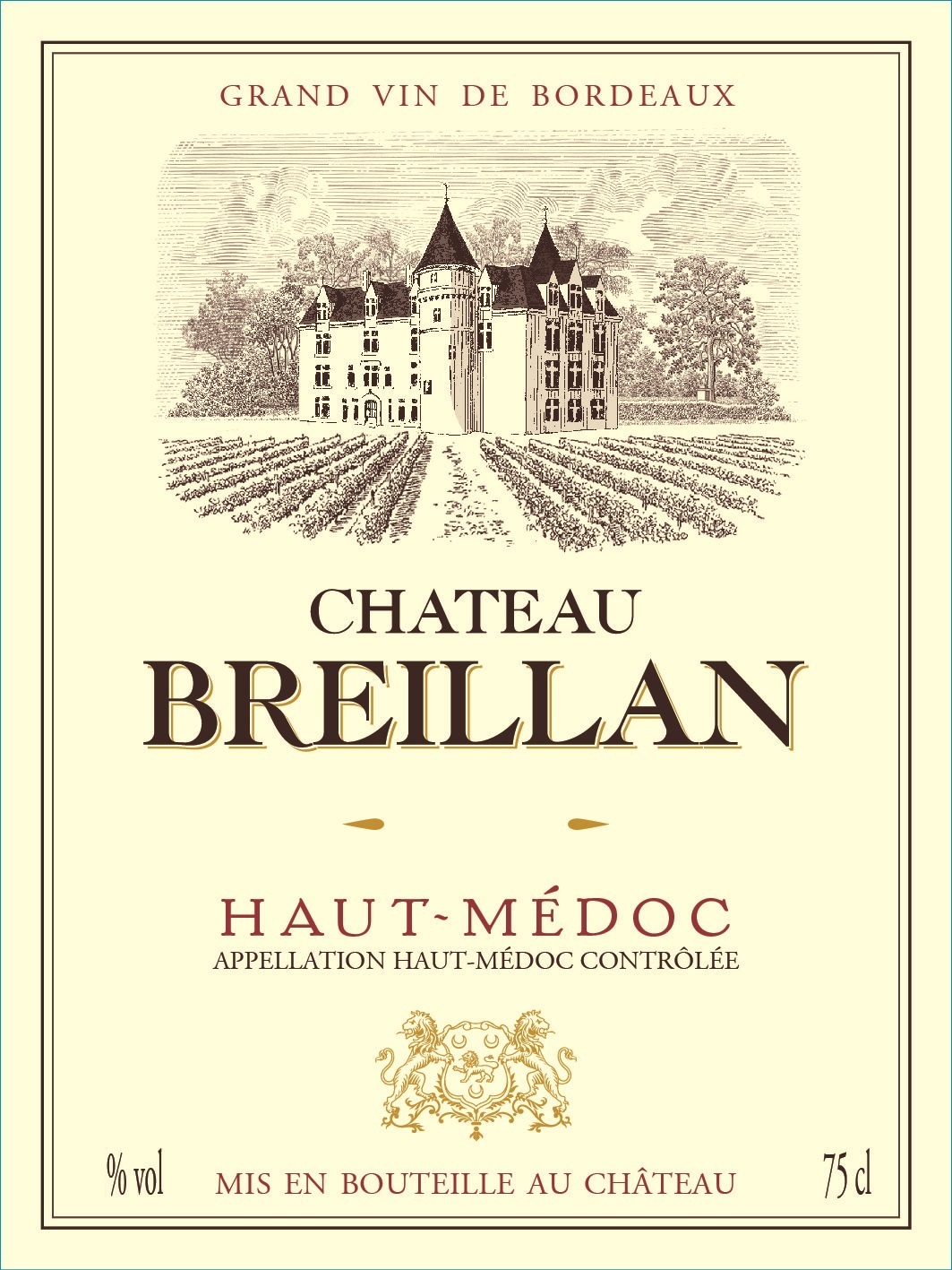 Château Breillan（布莱扬酒庄） AOC 上梅多克（Haut-Médoc） Rouge 2016