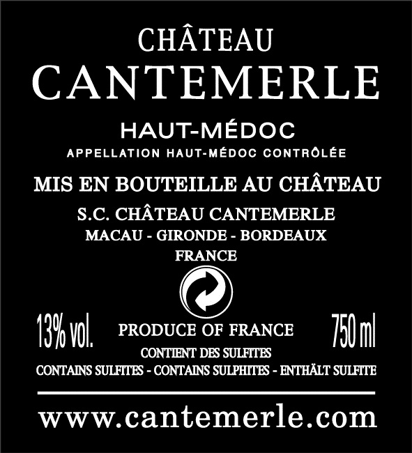 Château Cantemerle AOC Haut-Médoc Red 2015