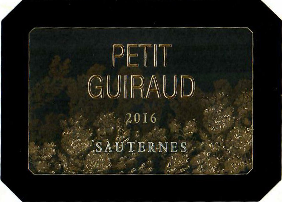 Petit Guiraud AOC Sauternes Sweet White 2016