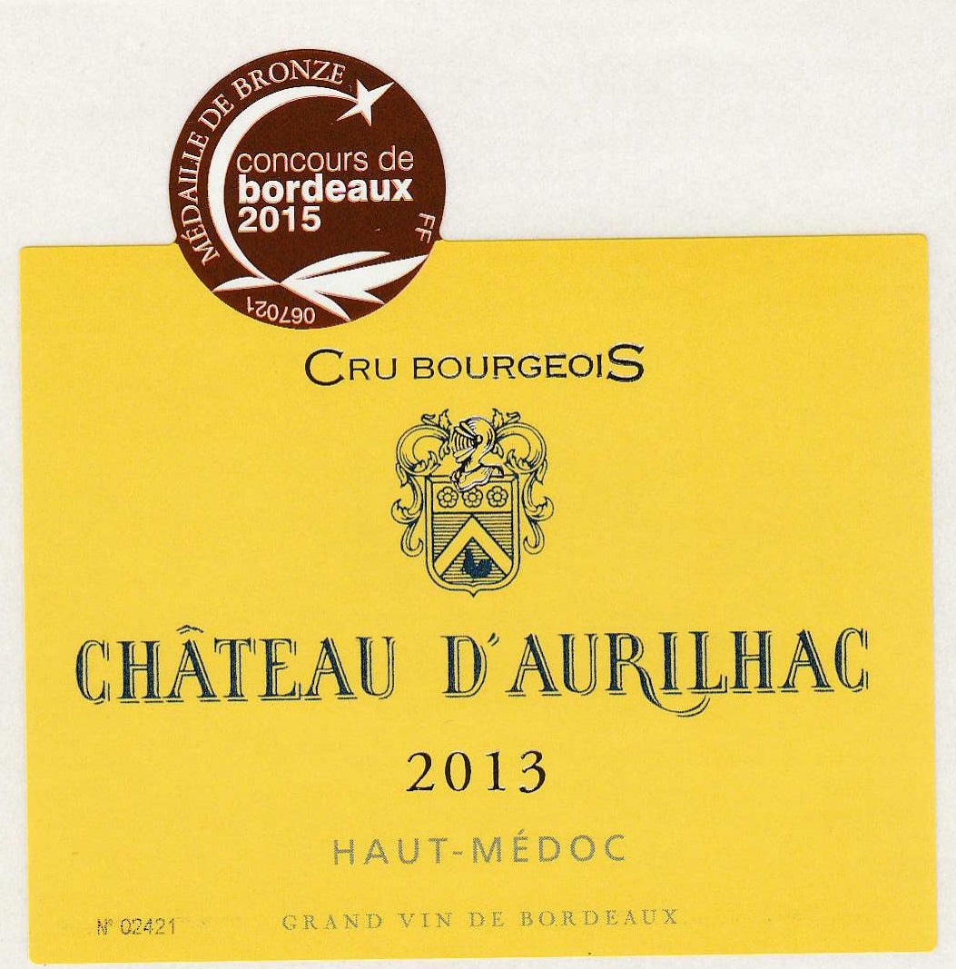 Château d'Aurilhac（德里克酒庄） AOC 上梅多克（Haut-Médoc） 红葡萄酒 2013