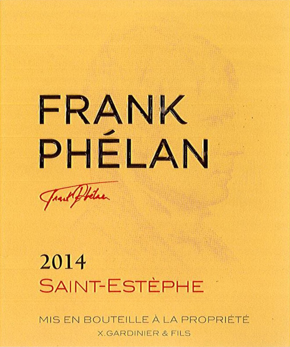 Frank Phélan AOC Saint-Estèphe Rouge 2014