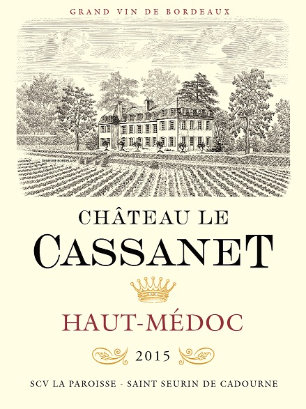 Château Le Cassanet AOC Haut-Médoc Red 2015