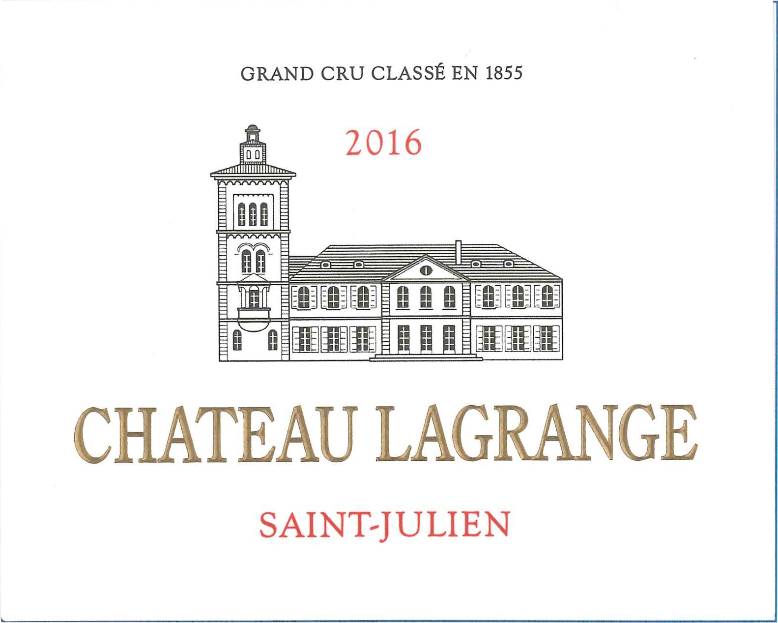 Château Lagrange AOC Saint-Julien Red 2016