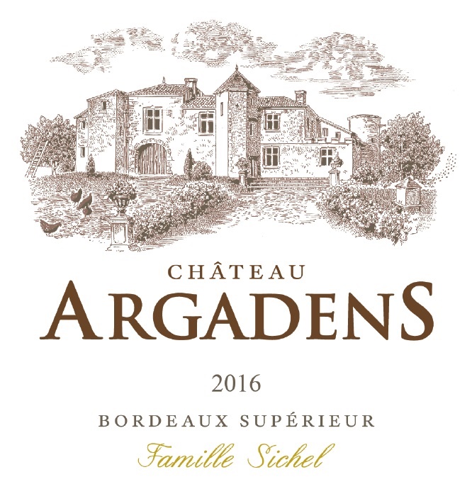 Château Argadens シャトー・アルガダンス AOC ボルドー・スーペリウール 赤ワイン Red 2016