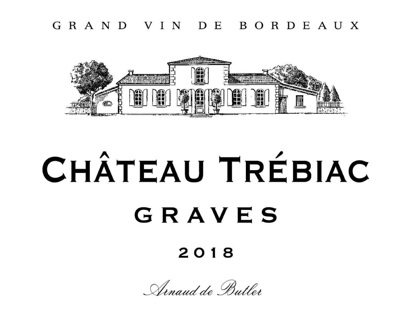 Château Trébiac AOC Graves White 2018