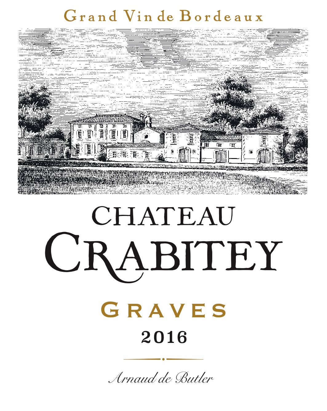 Château Crabitey AOC Graves Rot 2016