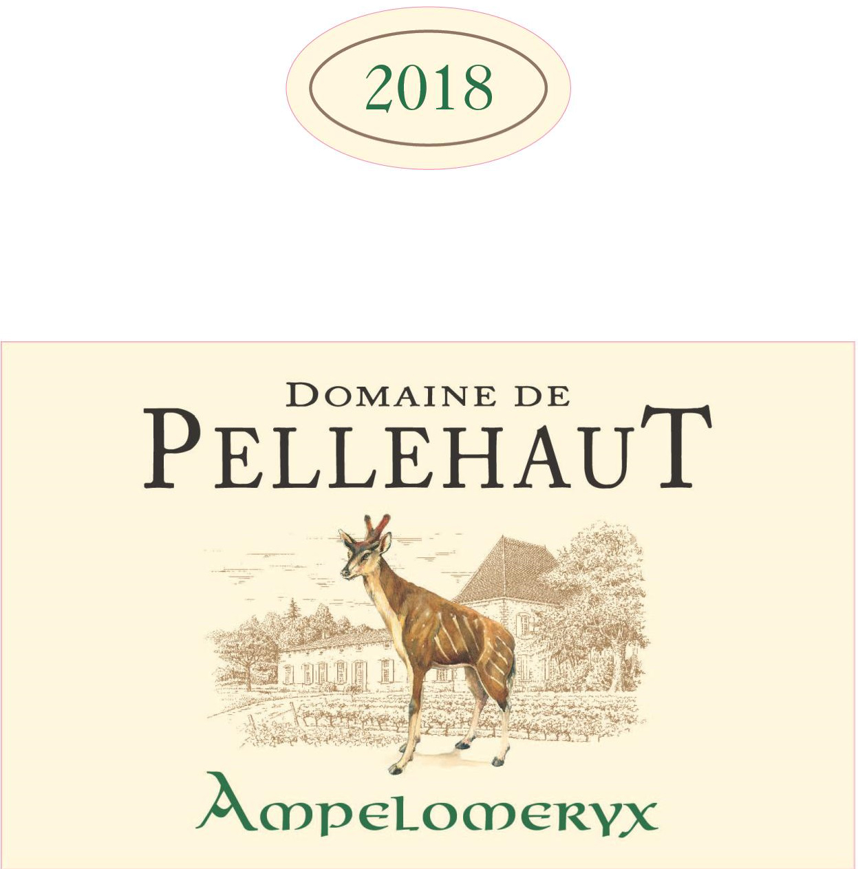 Domaine de Pellehaut Ampelomeryx IGP Côtes de Gascogne White 2018