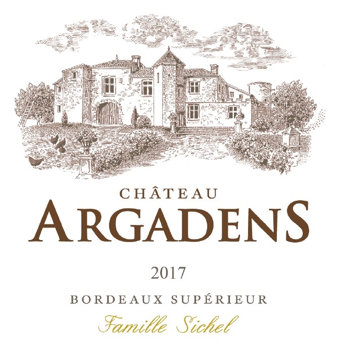 Château Argadens シャトー・アルガダンス AOC ボルドー・スーペリウール 赤ワイン Red 2017