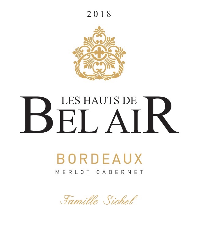 Les Hauts de Bel Air AOC Bordeaux Rouge 2018