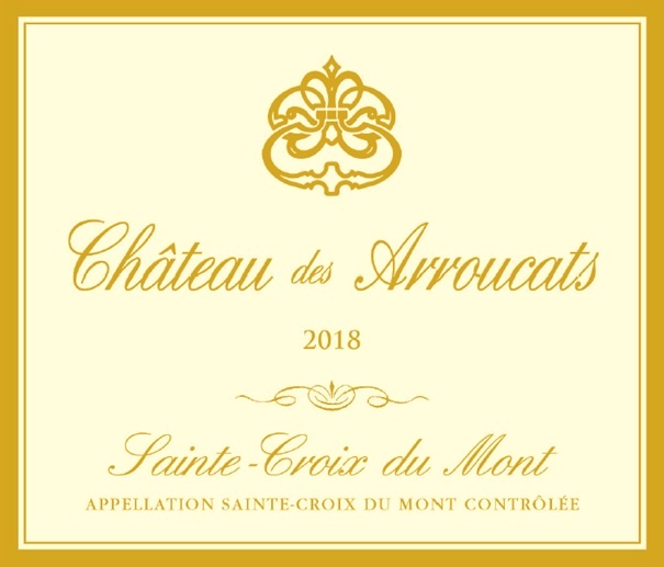 Château des Arroucats AOC Sainte-Croix-du-Mont Sweet Wine 2018