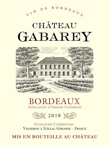 Château Gabarey AOC Bordeaux Rouge 2018