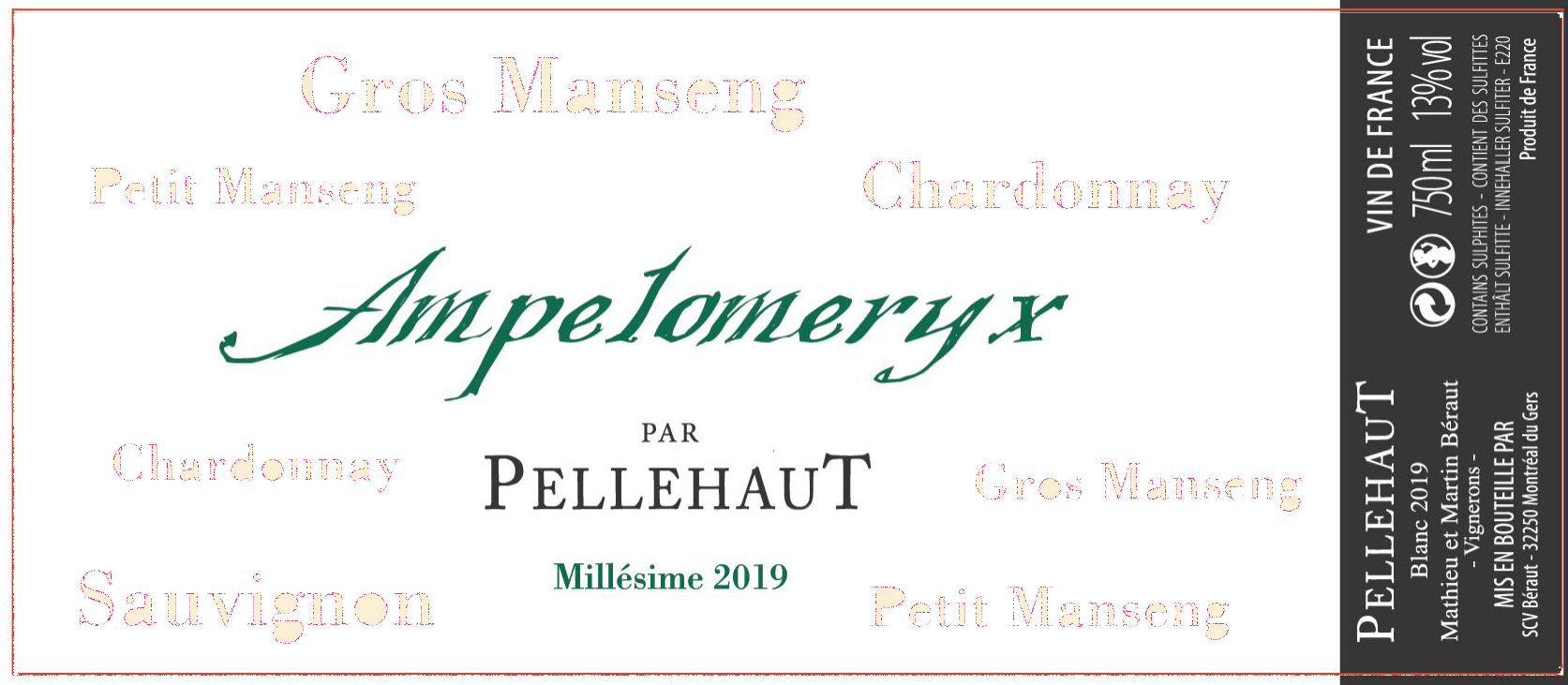Ampelomeryx   Vin de France White 2019