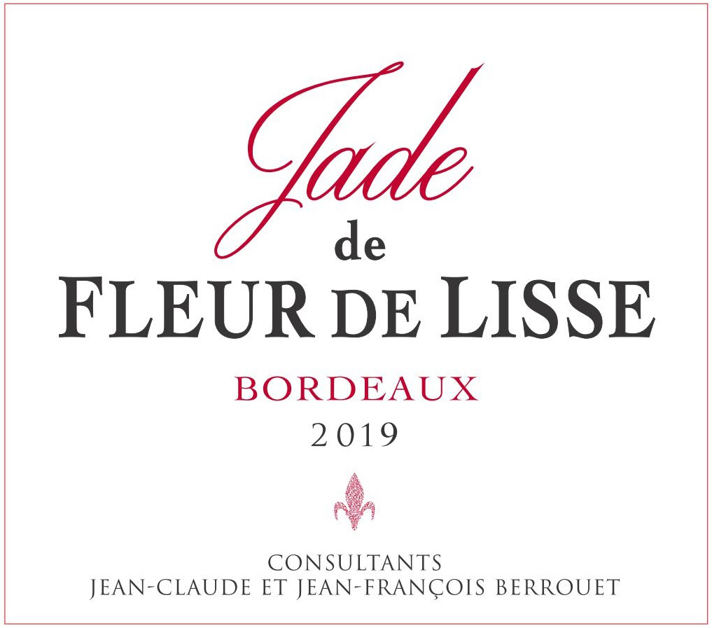Jade de Fleur de Lisse AOC Bordeaux Red 2019