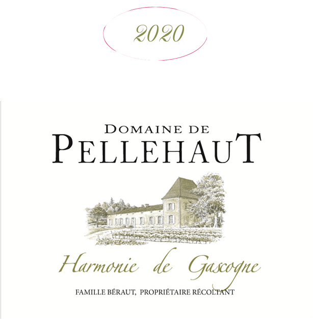 Domaine de Pellehaut Harmonie de Gascogne IGP Côtes de Gascogne Blanc 2020