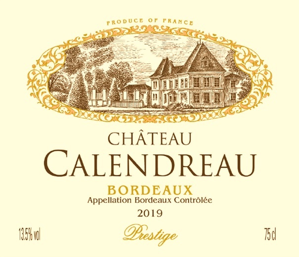 Château Calendreau AOC Bordeaux Red 2019