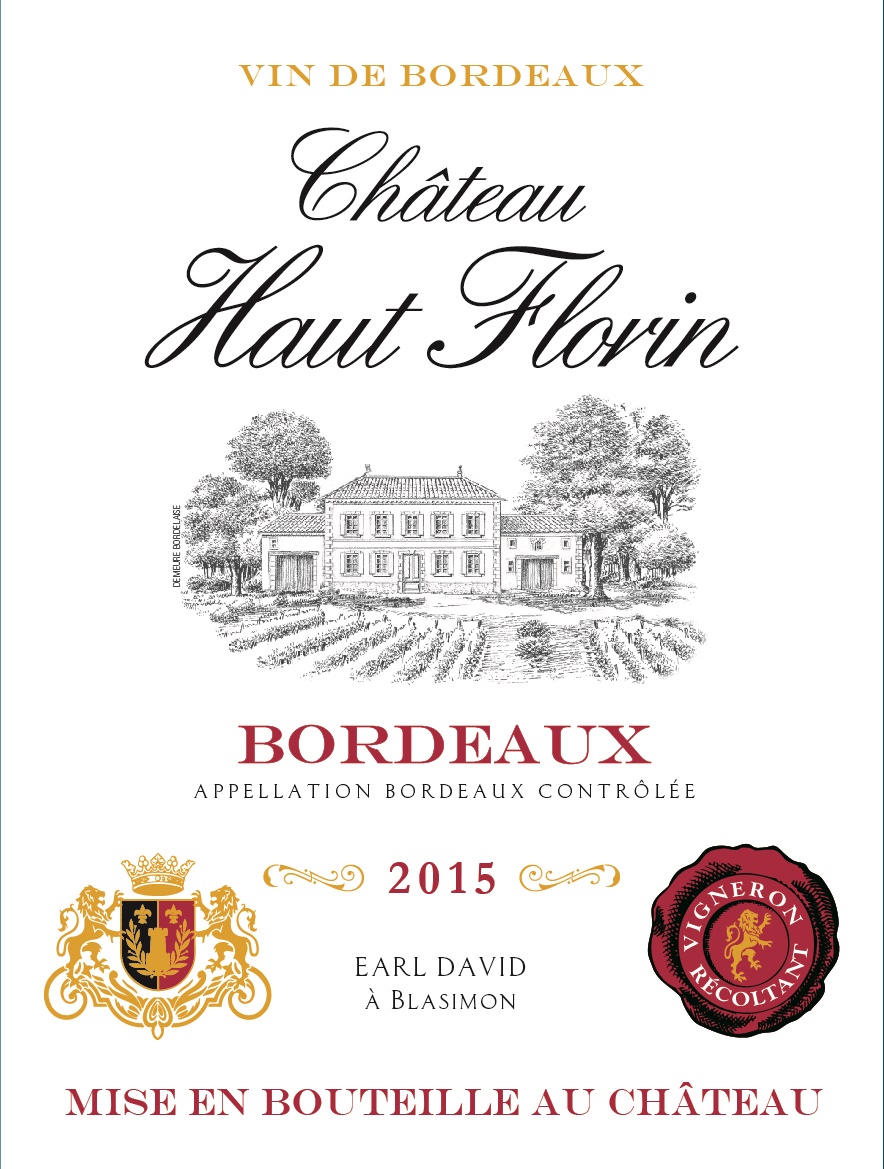Château Haut Florin AOC Bordeaux Rouge 2015